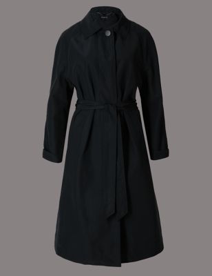 Belted Long Technical Trench Coat with Stormwear&trade;
